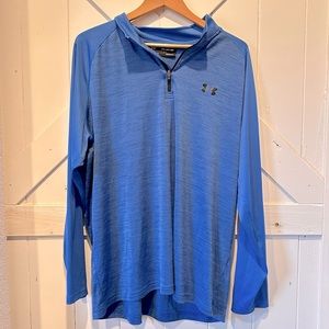 Under Armor 3/4 zip long sleeve athletic shirt